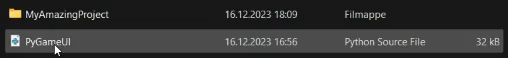 gif of putting the file in the same folder